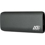 Накопитель SSD AGi USB-C 2TB AGI2T0GIMED198 ED198 черный