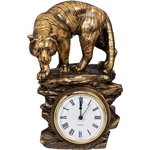 Настольные часы Тигр 42035/бронзовый
