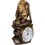 Настольные часы Тигр 42035/бронзовый