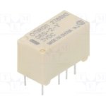 G6S-2-Y-DC3, Signal Relay 3VDC 2A DPDT( (14.8mm 7.3mm 9.2mm)) THT