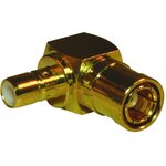 142248, RF Adapters - In Series SMB R/A PLUG TO JACK ADAPTER GOLD