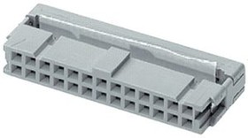 Фото 1/7 3399-6600, 26-Way IDC Connector Socket for Cable Mount, 2-Row