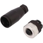 99 0430 14 04, Circular Connector, 4 Contacts, Cable Mount, M12 Connector ...