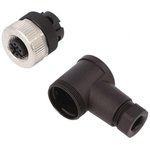99 0430 24 04, Circular Connector, 4 Contacts, Cable Mount, M12 Connector ...
