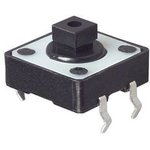 1437565-5, Switch Tactile OFF (ON) SPST Round Button PC Pins 0.05A 24VDC 1.57N ...