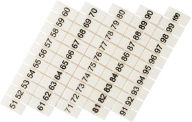 zb-st-6-50-100, Маркеры для JXB-ST 6 с нумерацией 50-100 (10 штук) PROxima