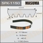 5PK-1150, Ремень поликлиновой 5PK1150 Masuma