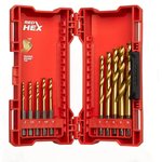 4932493865, Сверла по металлу RedHEX™ HSS-TiN набор 10ед. (3-10мм) GEN II