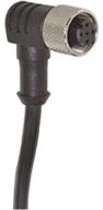 MQDC-415RA, QUICK DISCONNECT CABLE, M12, 4 POSITION, RIGHT ANGLE