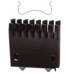 530102B00150G, Heat Sink Passive TO-220 Twisted Clip Aluminum 6.3°C/W Black Anodized