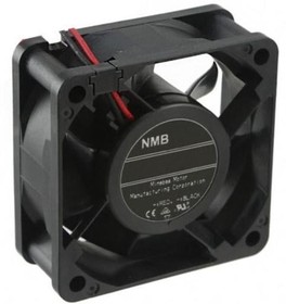 06025SA-12Q-EA-D0, DC Fans Tubeaxial Fan, 60x60x25mm, 12VDC, 26.8CFM, Flange Mount, Ball, Lead Wires