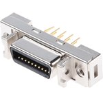 10220-6212PL, Female 20 Pin Straight Through Hole SCSI Connector 2.54mm Pitch, Solder