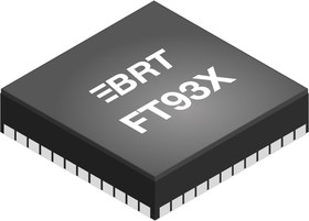FT930Q-T, FT930Q-T, 32bit FT32B Microcontroller, FT93, 100MHz, 128 kB Flash, 68-Pin QFN