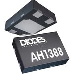 AH1388-HK4-7, Surface Mount Hall Effect Sensor Switch, X2-DFN1410-4, 4-Pin