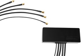 Фото 1/4 216589-1000, 5-in-1 5G/Wi-Fi/GPS Multi-Hub Antenna, 65.00mm Width, 1000.00mm Cables with SMA Male Connectors