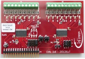 EVALISO1I813TTOBO1, EVAL BOARD, ISOLATED 8-CH DIGITAL INPUT