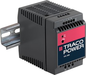 TPC 080-148, TPC Switched Mode DIN Rail Power Supply, 85 264 V ac / 90 375V dc ac, dc Input, 48V dc dc