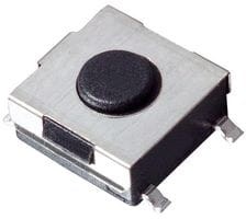 Фото 1/3 FSM1LP, Тактильная кнопка, FSMLP, Top Actuated, SMD (Поверхностный Монтаж), Round Button, 160 гс