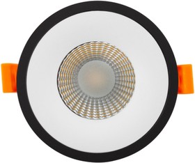 Фото 1/3 Denkirs DK4001-WH Встраиваемый светильник, IP 20, 5 Вт, LED 3000, белый, алюминий