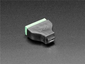 3970, Adafruit Accessories USB Micro B Female Socket to 5-pin Terminal Block