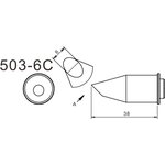 Жало для паяльника Quick 503-6C