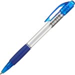 Ручка шариковая Happy, прозрачн. корп, цвет чернил-синий 563886