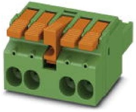 1716930, Pluggable Terminal Block, Straight, 7.62mm Pitch, 2 Poles