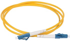 FPC09-LCU-LCU-C1L-1M, Патч-корд оптический соединительный (шнур коммутационный) для одномодового кабеля (SM) 9/125 (OS2) LC/UPC-LC/UPC одина