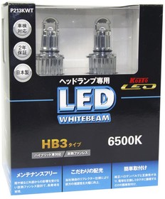 P213KWT, Лампа светодиодная Koito 12V LED HB3 14W (комплект 2 шт.)
