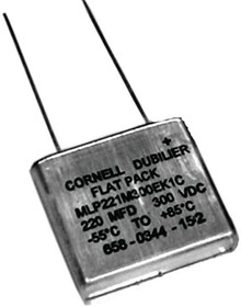 MLP111M450EK1D, Aluminum Electrolytic Capacitors - Radial Leaded 110uF 450V FLATPACK