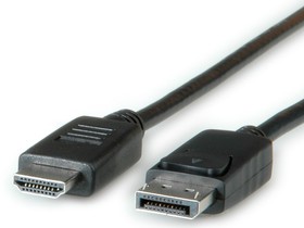 11.04.5781-10, Male DisplayPort to Male HDMI, PVC Cable, 2m