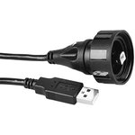 PX0840/B/5M00, Cable, Male USB B to Male USB A, 5m