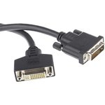 104-910-005, Male DVI-D Dual Link to Female DVI-D Dual Link Cable, 5m