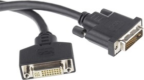 104-910-005, Male DVI-D Dual Link to Female DVI-D Dual Link Cable, 5m