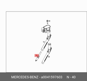 Свеча зажигания Mercedes-Benz 0041597603 MB M282