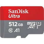 SDSQUAC-512G-GN6MN, Флеш карта microSD 512GB SanDisk microSDXC Class 10 Ultra ...