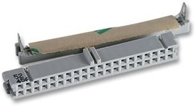 Фото 1/6 3417-6600, 40-Way IDC Connector Socket for Cable Mount, 2-Row