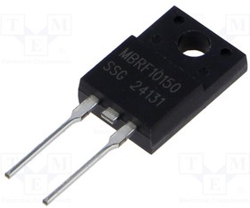MBRF10150, Diode: Schottky rectifying; THT; 150V; 10A; ITO220AC; tube; Ir: 1mA