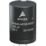 B43644C9277M000, Aluminum Electrolytic Capacitors - Snap In 400VDC 270uF 20% PVC ...