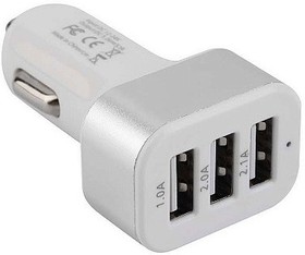 Адаптер питания Cablexpert MP3A-UC-CAR17, 12V- 5V 3-USB, 2.1/2/1A