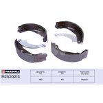 M2520213, Колодки тормозные Renault Logan 04-15, Sandero 09- (-ABS) задние ...