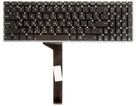 Фото 1/5 Клавиатура ZeepDeep для ноутбука Asus X501, X550, X551 черная без рамки, плоский Enter