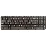Клавиатура ZeepDeep для ноутбука HP Pavilion 15, 15-a, 15-e черная с чернй ...