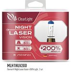 MLH1NLV200, Лампа 12 В H1 55 Вт Night Laser Vision +200% 2 шт. ClearLight