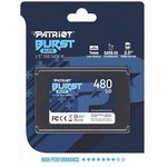 SSD накопитель Patriot BURST ELITE SATA 2.5 480GB (PBE480GS25SSDR)