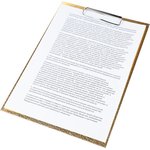 Папка-планшет д/бумаг A4 Attache, бумага, золото