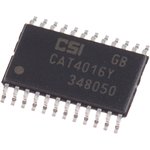 CAT4016Y-T2, CAT4016Y-T LED Driver IC, 3 5.5 V dc 1.6A 24-Pin TSSOP