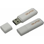 Флэш Диск USB 2.0 QUMO 8GB Optiva 01 White QM8GUD-OP1-white