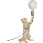 Настольный светильник Кот Мэдисон 59 см бежевого цвета с лампой СБ-172/кремовый