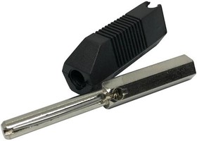 553-0100, Test Plugs & Test Jacks 4mm PLUG BLACK